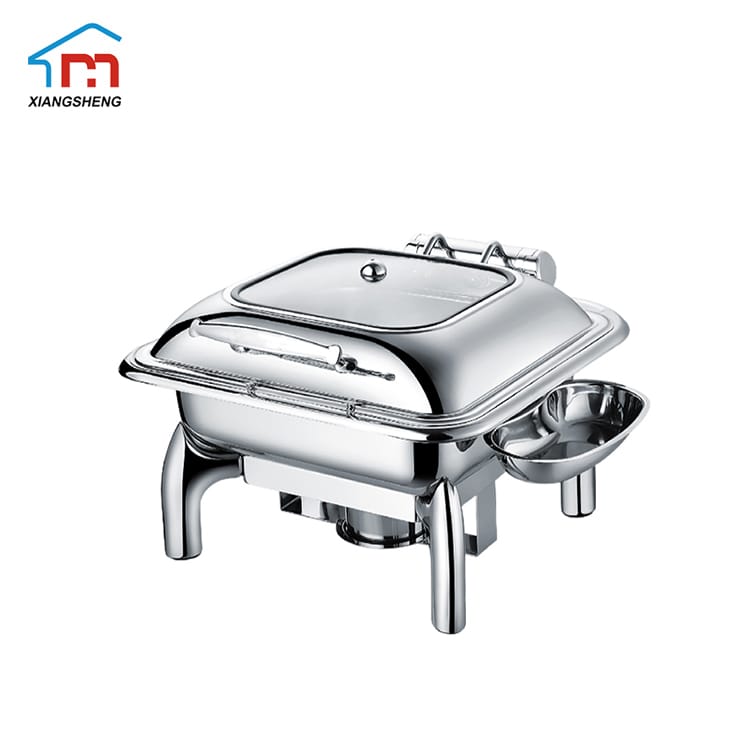 Réchaud 6L Square Hydraulic 6L chafing dish F017#
