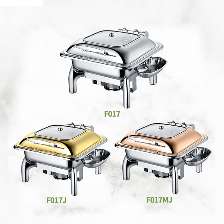Set de chafing dish Square Hydraulic 6L Chafing Dish Set F017#